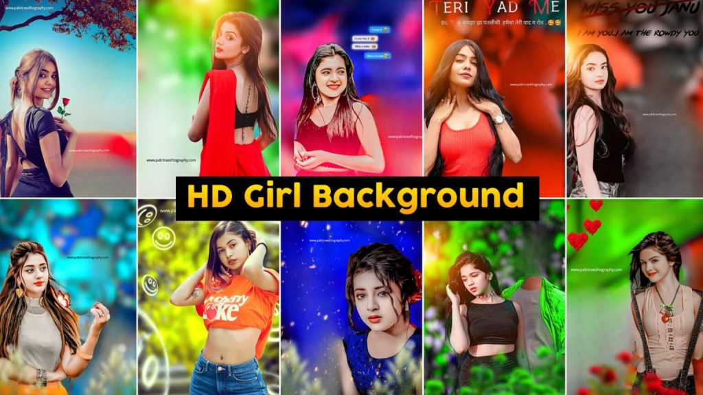 PicsArt Girl Photo Editing Background