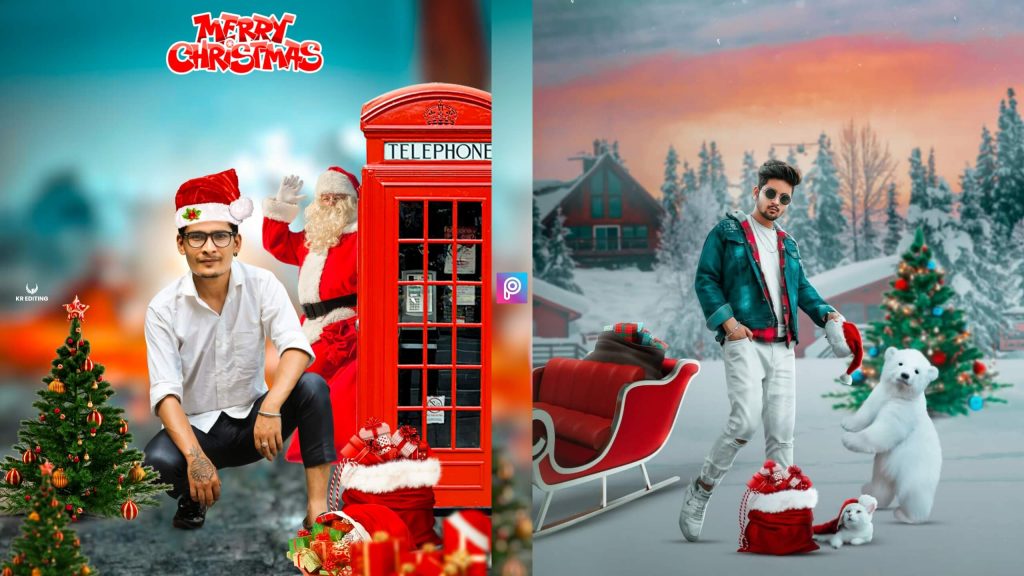 Picsart Christmas Special Editing Background