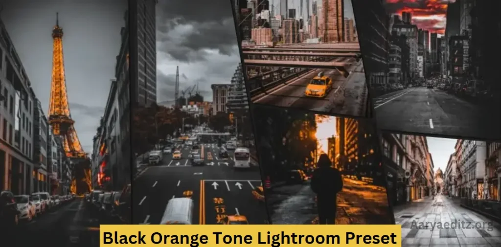 Black Orange Tone Lightroom Preset