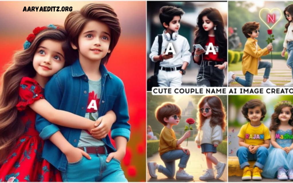 Little Cute Couple Name Ai Photo Editing Prompt