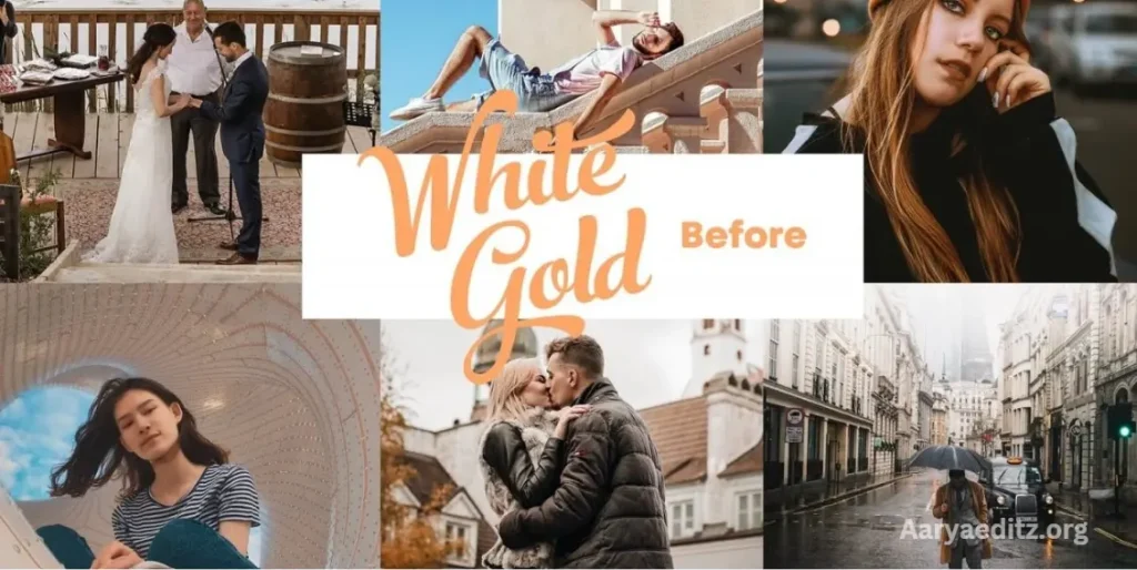 White And Golden Lightroom Presets