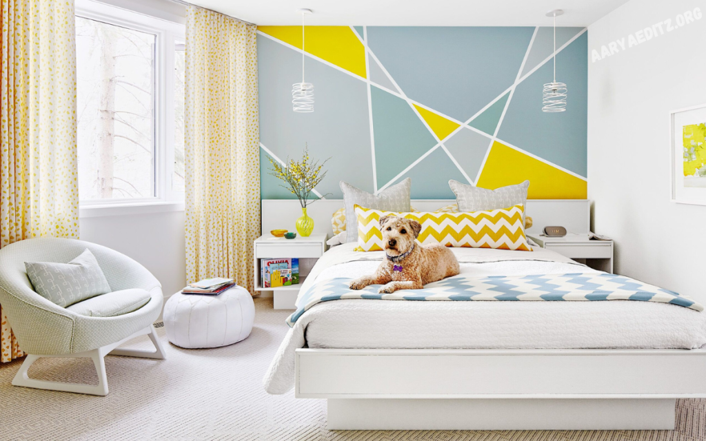 Simple Geometric Wall Paint